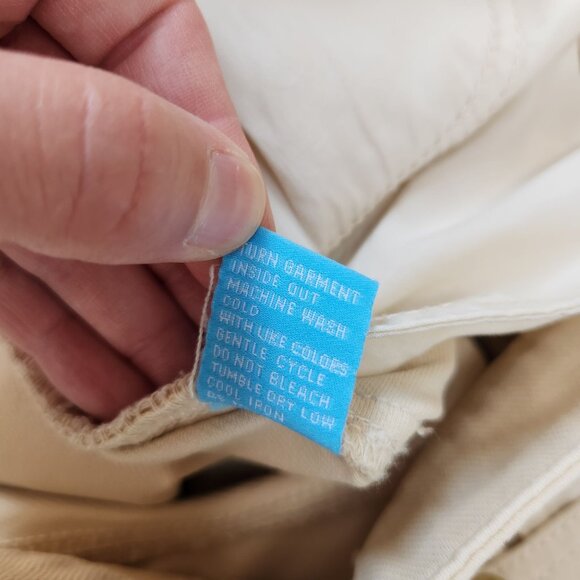 J. McLaughlin Lexi Jeans Tan Beige Stretch Pants Chinos Career Women's 10 - Picture 9 of 9